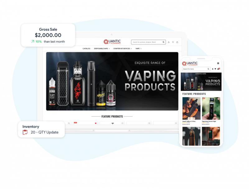 screenshot of Quantic POS